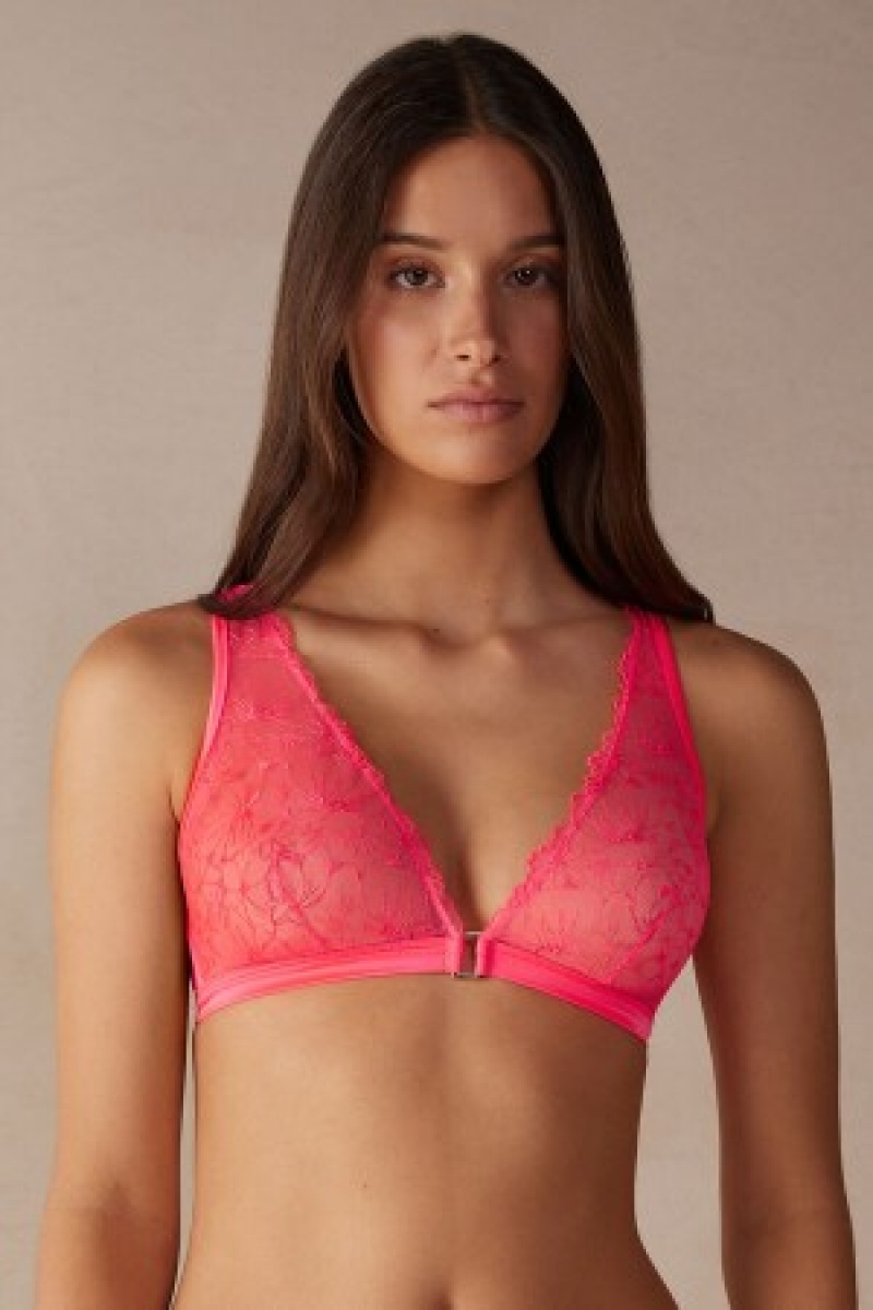 Pink Intimissimi Pure Joy Triangle Bra | CADYB14593